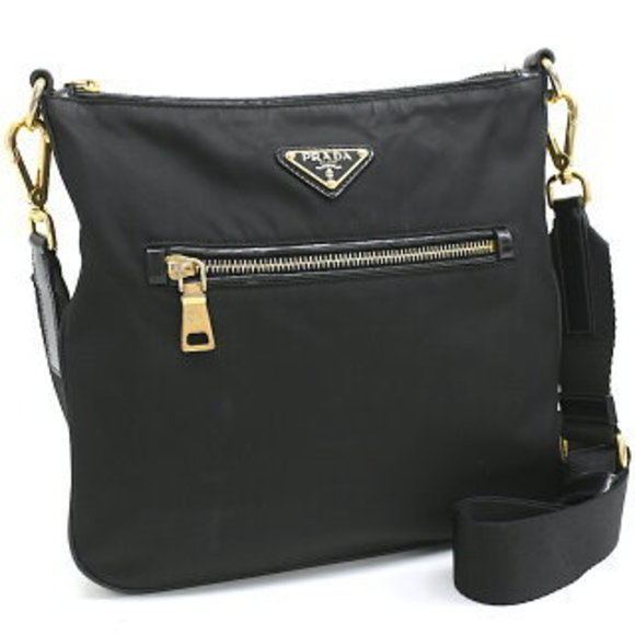 Prada Crossbody Nero Black Triangle - Picture 1 of 8